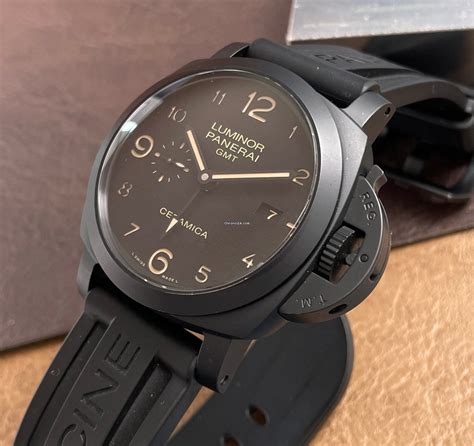 panerai 441 gmt adjust|Hands.